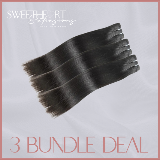 3 Bundles Of Our Raw Hair (14" - 30")